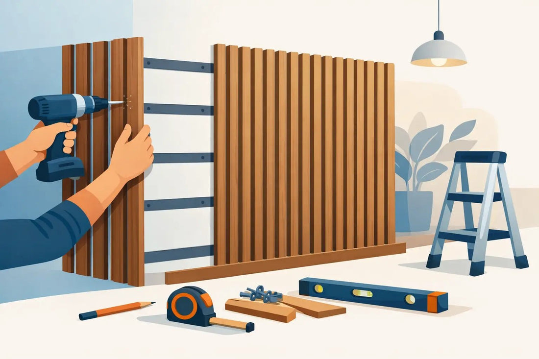 How to Install Slat Panels the Right Way - Acoustic Wall Panels UK