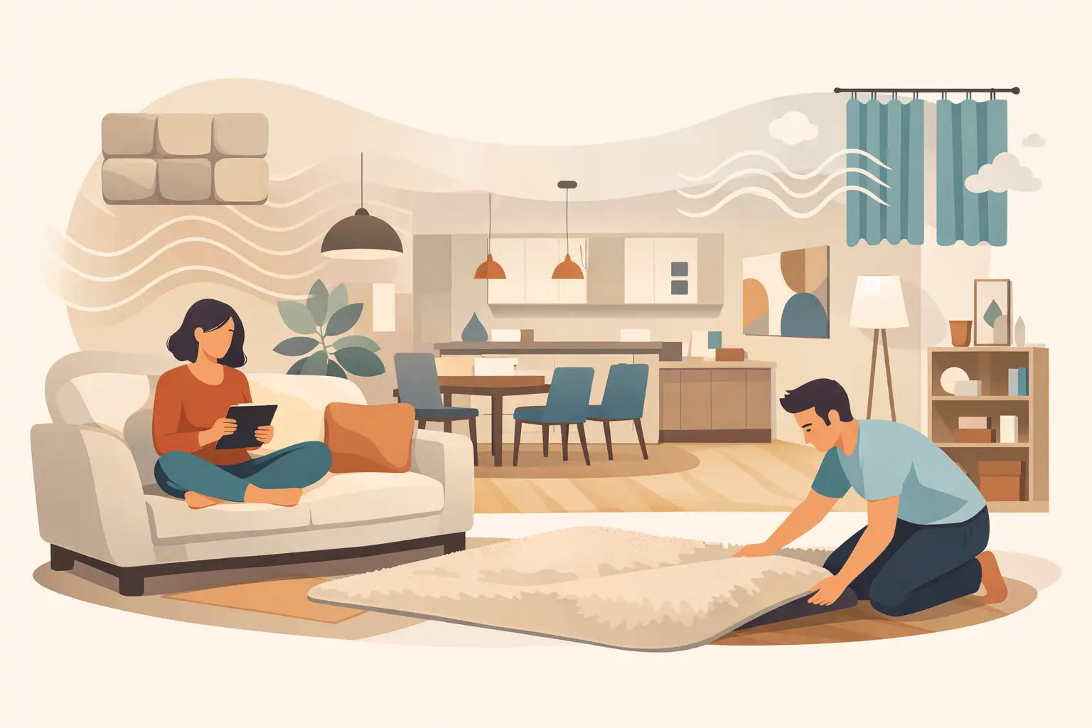 How to Soften Sound in Open-Plan Homes Easily