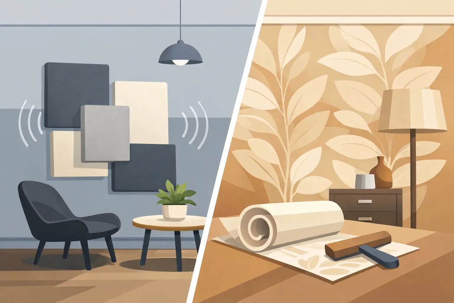 Acoustic Panels vs Wallpaper: What Works Better? - Acoustic Wall Panels UK