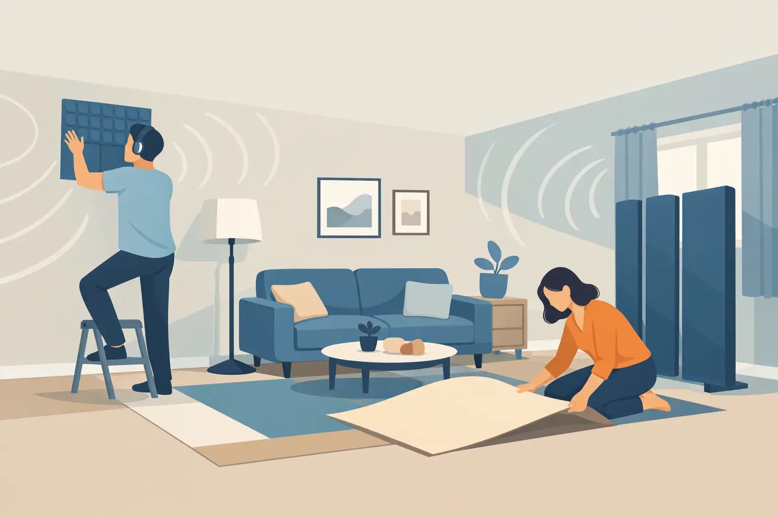 How to Reduce Room Echo at Home - Acoustic Wall Panels UK