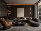 Dark Walnut Premium Acoustic Slat Panels - Acoustic Wall Panels UK