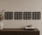 Black Apricot Premium Acoustic Panels - 8 Panels per pack - Acoustic Wall Panels UK