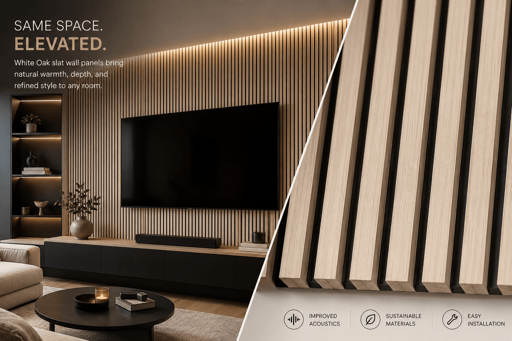 White Oak - Acoustic Wall Panels UK