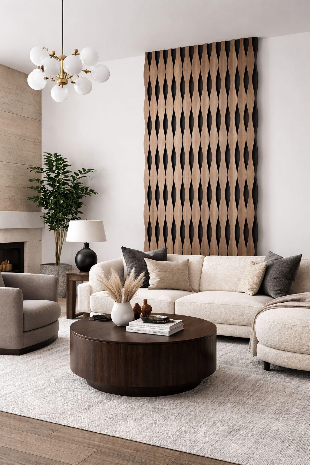 Walnut Veneer Premium Acoustic Slat Panels - Acoustic Wall Panels UK