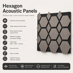 Black Apricot Premium Acoustic Panels 8pcs - Acoustic Wall Panels UK