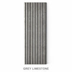Gray Limestone Premium Acoustic Slat Panels - Acoustic Wall Panels UK