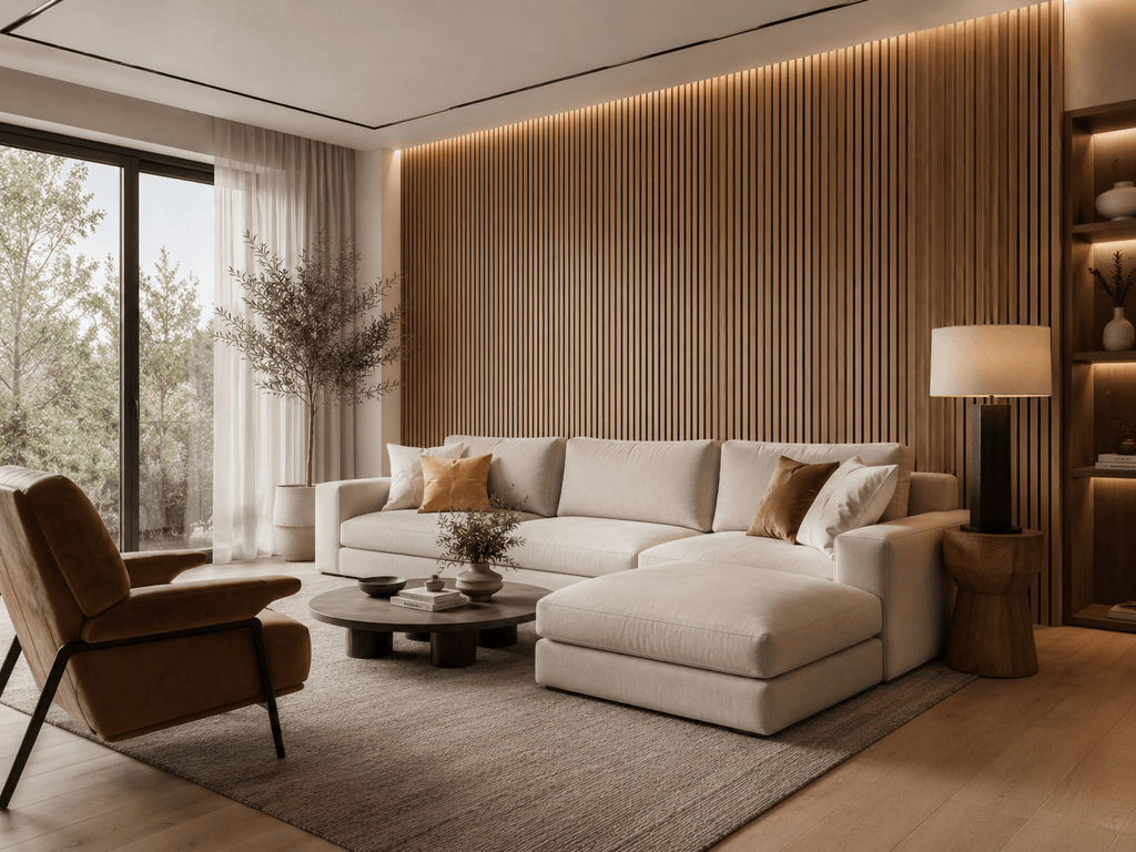 Walnut Wood Premium Acoustic Slat Panels - Acoustic Wall Panels UK
