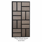 Decorative Acoustic Wall Panels | Wood Veneer & Mirror | Pack of 6 or 8 - Acoustic Wall Panels UK