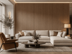 Walnut Wood Premium Acoustic Slat Panels - Acoustic Wall Panels UK