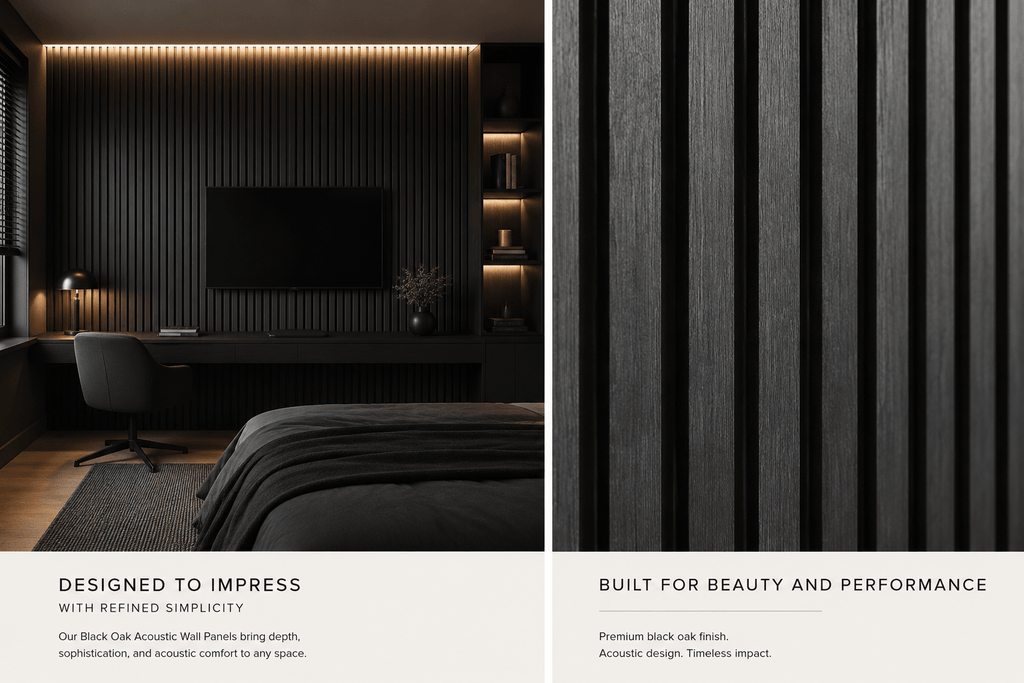 Black Oak - Acoustic Wall Panels UK
